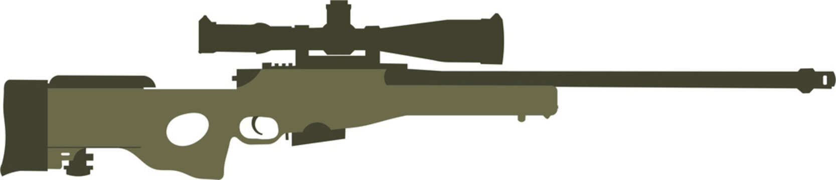 Rifle sticker. AWM.