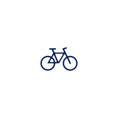 Bike icon isolated on white background