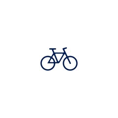 Bike icon isolated on white background