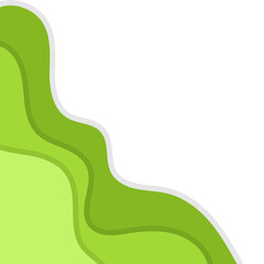 Wave Papercut Corner