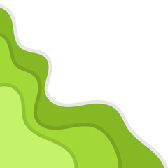 Wave Papercut Corner