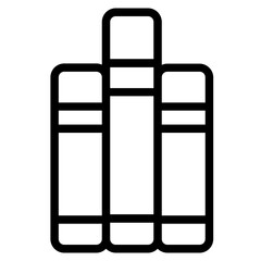 Library Book Education Line Icon