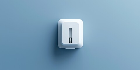 Fototapeta premium A minimalist icon design of a universal power adapter.