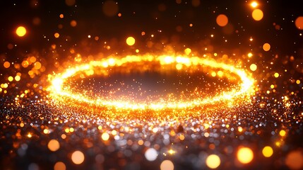 Obraz premium A chic Valentine's Day card template with a gradient border transitioning from soft pink to deep red. The central area remains white with a circular space for adding a photo, surrounded by subtle 