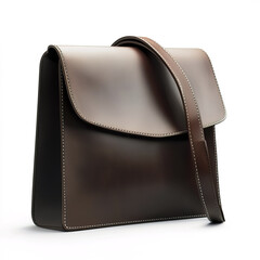 sleek and modern leather shoulder bag with minimalist design