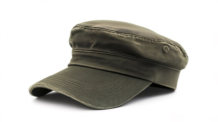 Military cap with structured design, perfect for outdoor activities