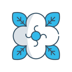 Flower Petals vector icon