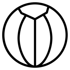 Toy Ball Baby Line Icon
