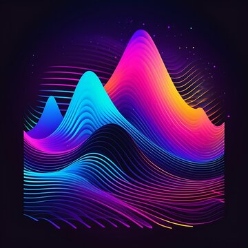 Electronic music festival ads poster set modern club electro party invitation vector illustration 3d multicolored liquid shapes dance music event cover brochure or flyer template vector illustration