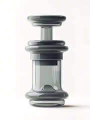 Modern glass decorative object with unique design and elegant shape