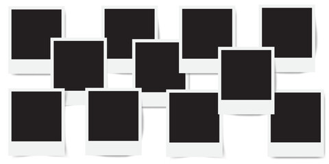 Geometric layout for minimalistic square photo frames and wedding albums.