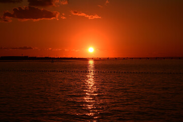 アクアライン夕焼け