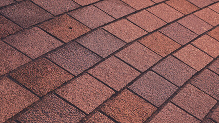 石畳み　レンガブロック