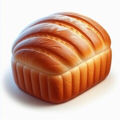 bread isolated on white background
