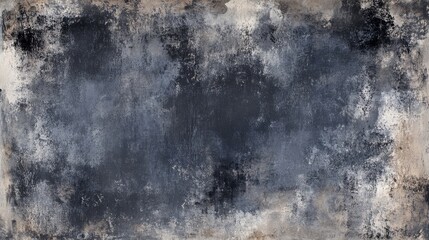 Fototapeta premium Abstract Grunge Texture Wall Art, Rustic Blue Brown Backdrop