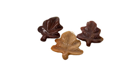 ブラッドストーン　リーフカット　石細工