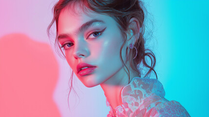 女, 美しさ, 髪の毛, ファッション, モデル, 顔, 化粧, うっとりさせる魅力, ヘアスタイル, 化粧, 目, 肌, 人, スタイル, メイクアップ, 唇, 1, スタジオ, 赤, アップ, 化粧品, 好色, 世話, ふしだらな, 人々