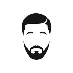 Drake beard and hair vector illustration