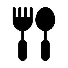 spoon glyph icon