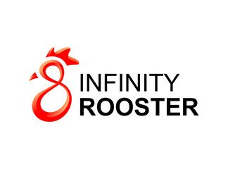 INFINITY ROOSTER LOGO DESIGN TEMPLATE