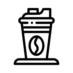 coffee line icon