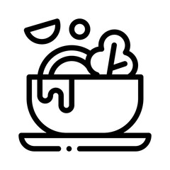 salad line icon