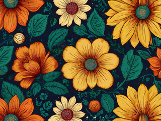 seamless flower pattern