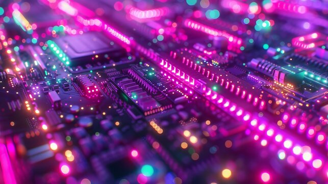 Inside a modern computer  cooling system, graphics card, and advanced hardware in a tech workspace