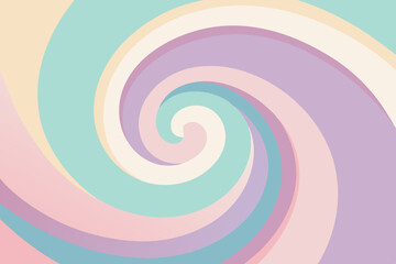 Swirling paint textures in pastel tones