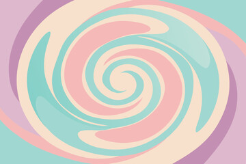 Swirling paint textures in pastel tones