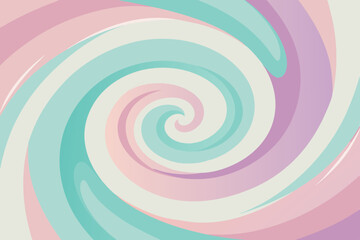 Swirling paint textures in pastel tones