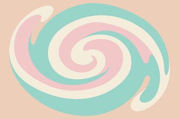 Swirling paint textures in pastel tones