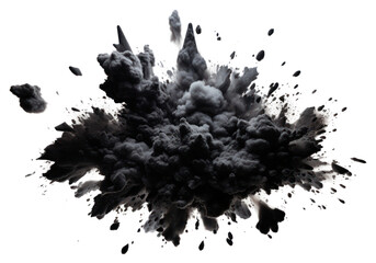 PNG  White background splattered monochrome exploding.