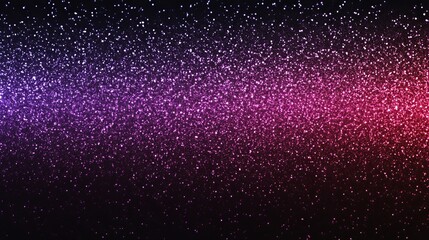 Obraz premium Glittery Starry Night, Purple Pink Gradient, Abstract Sparkle, Shimmering Background, Cosmic Glitter, Night Sky Sparkles
