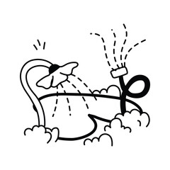 Icon of a splash zone with water sprays for kids� fun