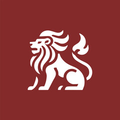 Fire lion logo