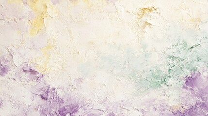 Obraz premium Abstract Pastel Texture, Soft Brush Strokes, Pastel Colors, Purple and Yellow, Art Background
