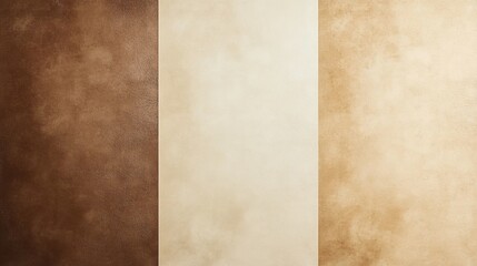 Naklejka premium Brown Beige Cream Gradient Texture Wall, Neutral Tones Background