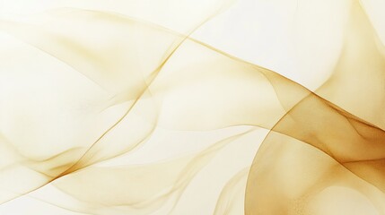 Abstract Flowing Lines, Golden Waves, Light Brown, Art Print, Elegant Design