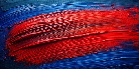Abstract Red and Blue Paint Strokes Texture A Vibrant Swirl of Color