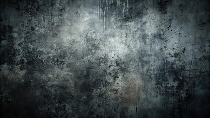 Obraz premium Dark Gray Textured Background Grunge, Weathered, Abstract Surface