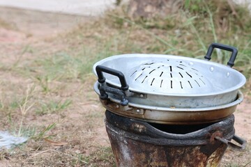 stove in the garden