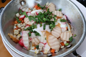 chicken and vegetables