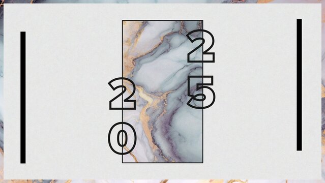 Happy New Year Modern Kinetic Title Intro