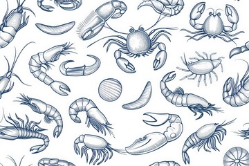 Sea Food Pattern