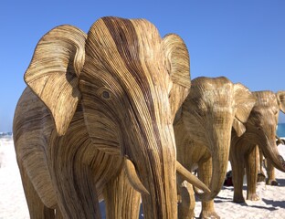 elephant exposition in the beach in miami 2024
