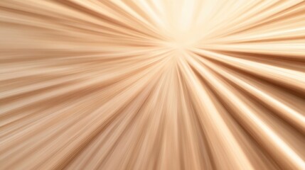 A radiant, abstract design featuring soft beige rays radiating from a central point, creating a sense of warmth and depth.