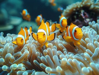 Clownfish In Their Home