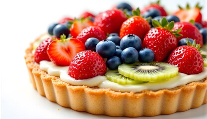 cake with strawberries