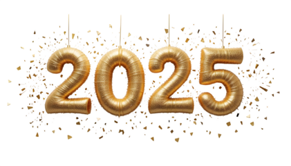 New year and anniversary party concepts ideas with colorful confetti for 2025 new year celebrations